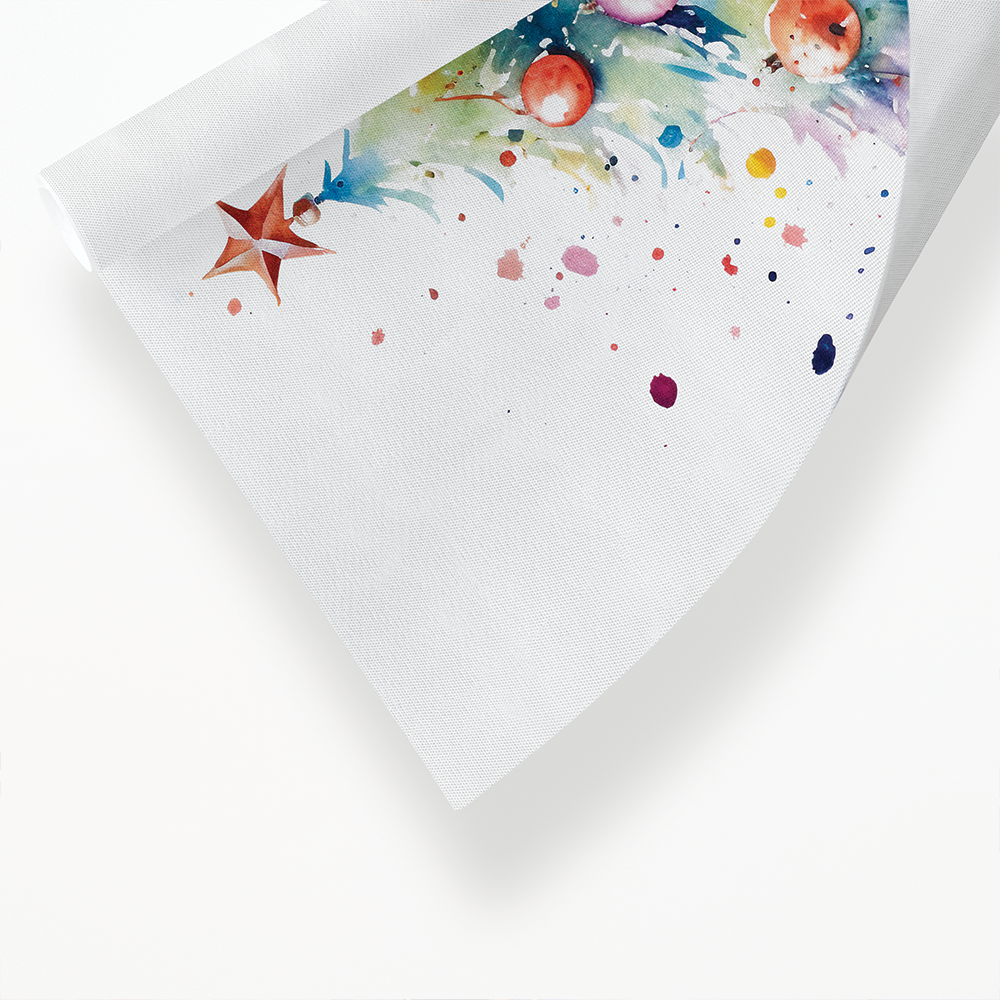 Colourful Christmas tree - Art Print