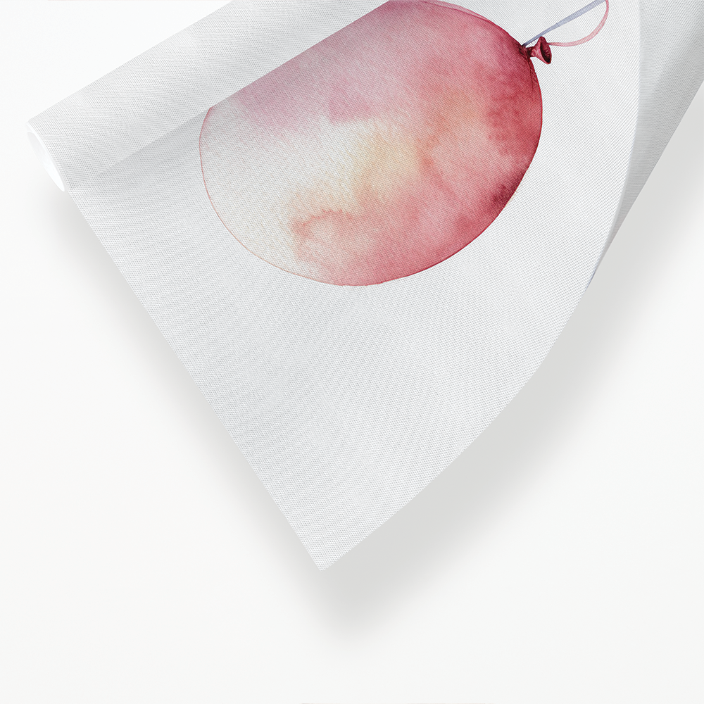 Lion cub hold holding a pink balloon - Art Print
