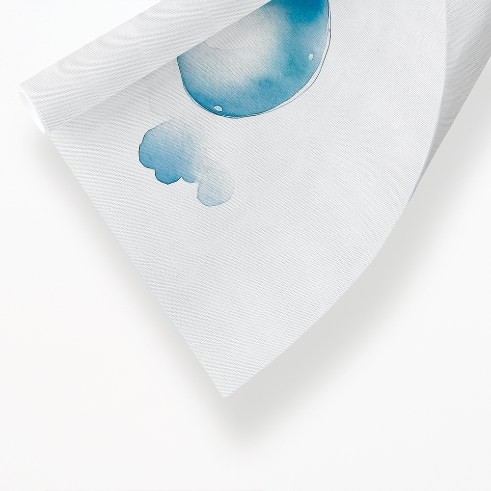 Teddy bear floating away - Art Print
