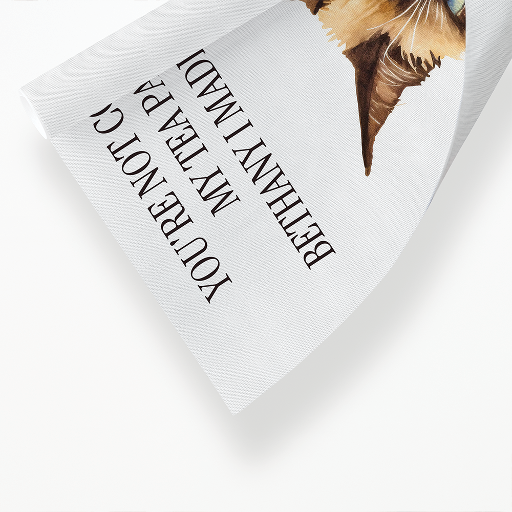 bethany i made biscuits! (Cat) - Art Print