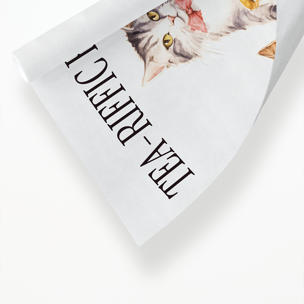 Tea-riffic birthday cats - Art Print