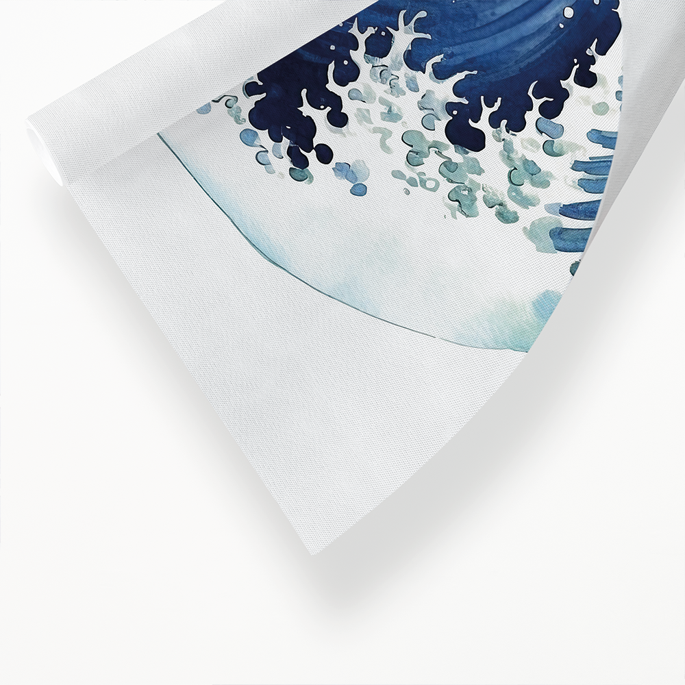 Great wave watercolour style - Art Print