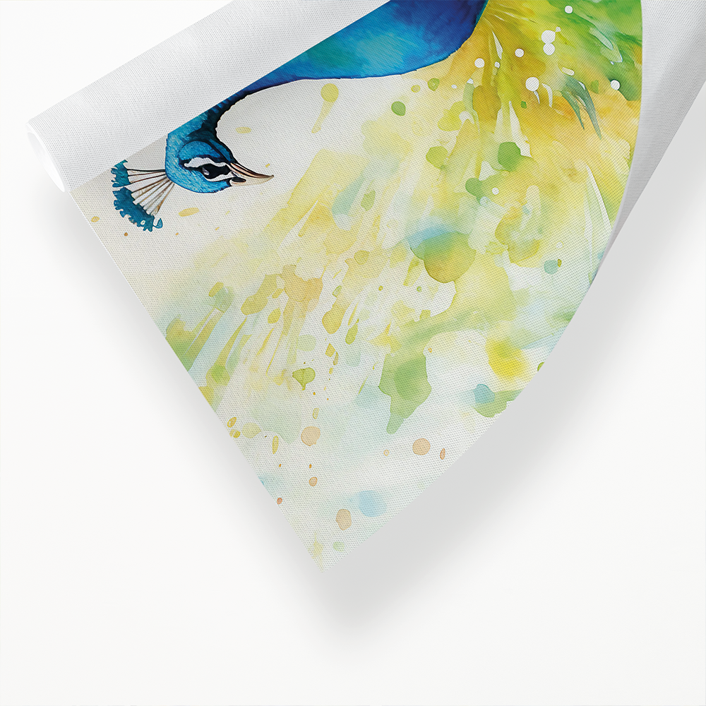 Elegant peacock - Art Print