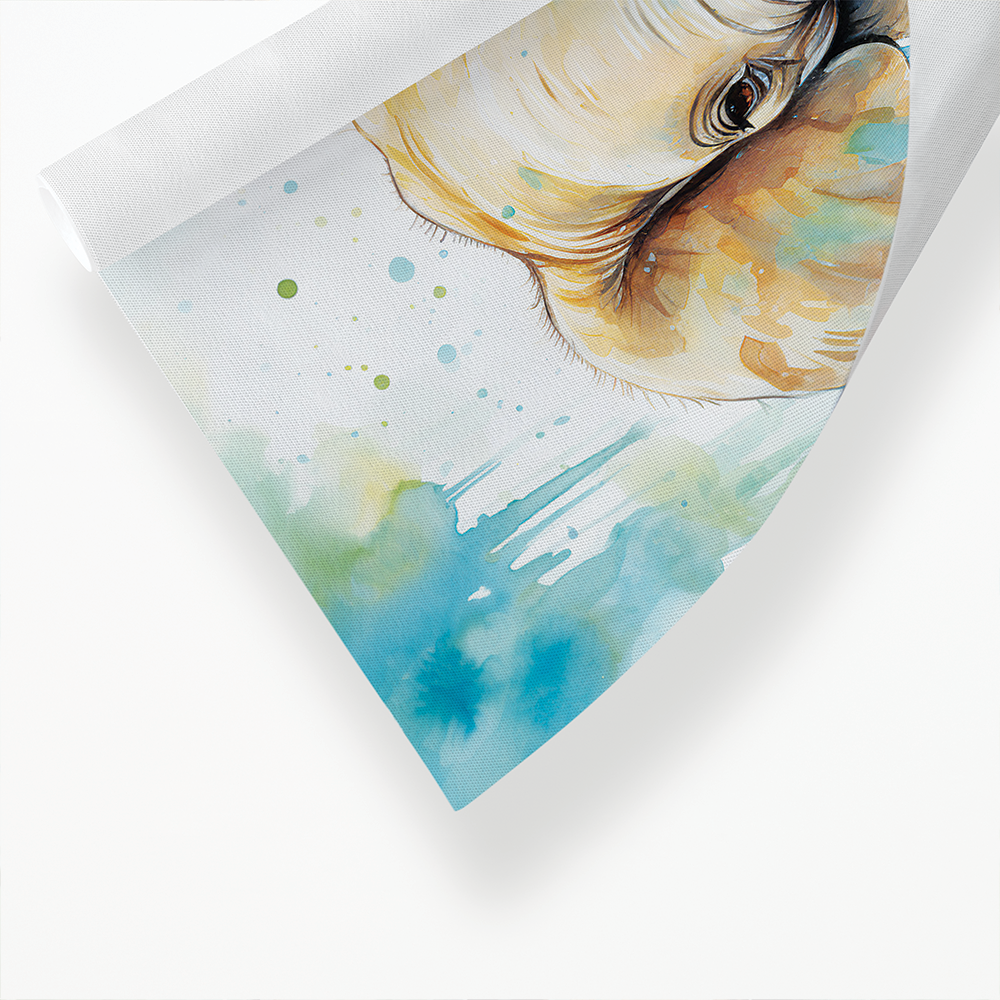 Elephant in the jungle - Art Print
