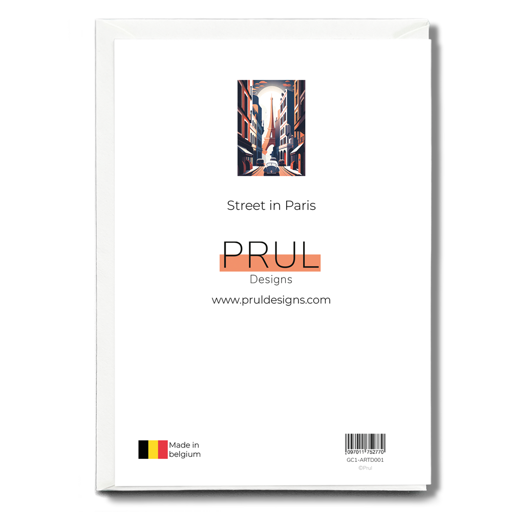 Street in Paris - Greeting Card