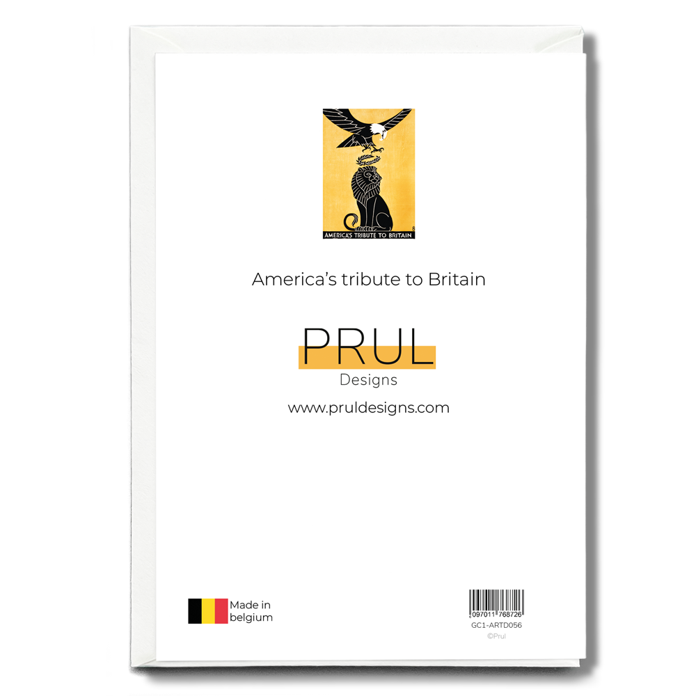 America's tribute to Britain - Greeting Card