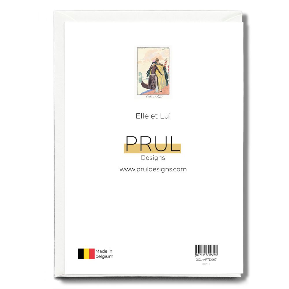 Elle et Lui - Greeting Card