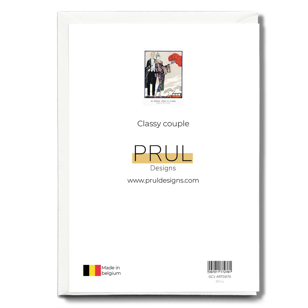 Classy couple - Greeting Card