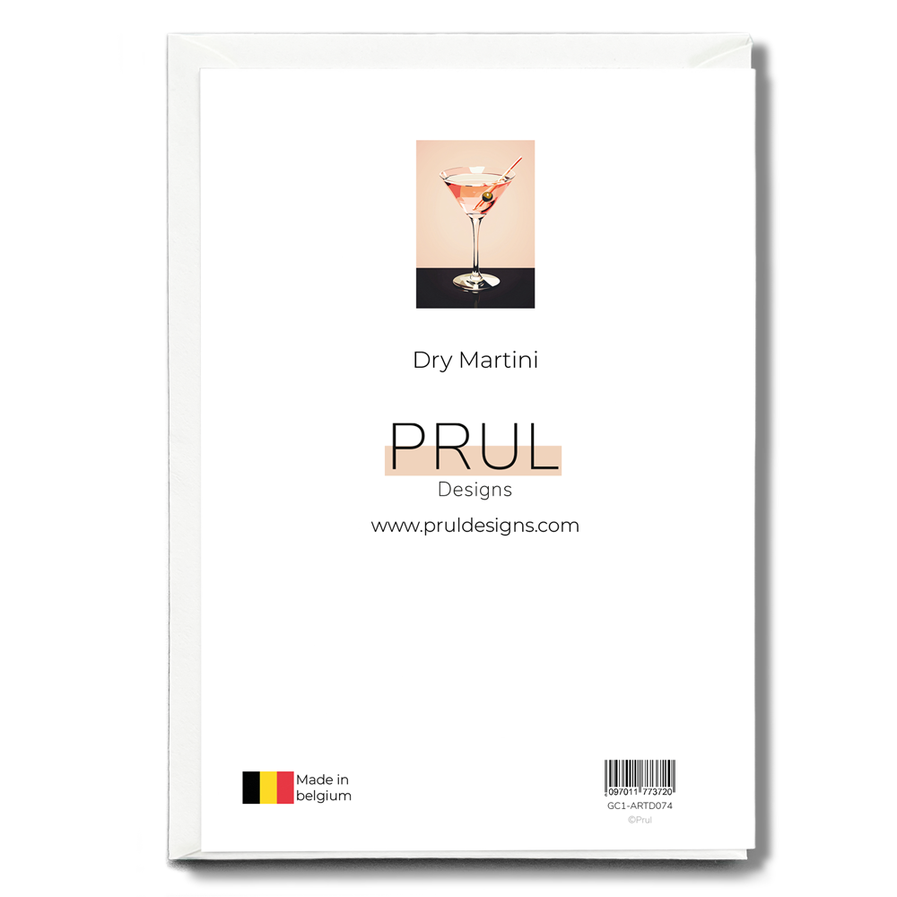 Dry Martini - Greeting Card