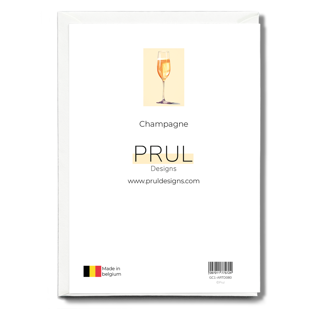 Champagne - Greeting Card