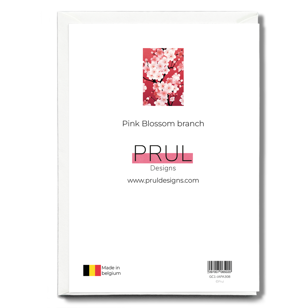 Pink Blossom branch - Greeting Card