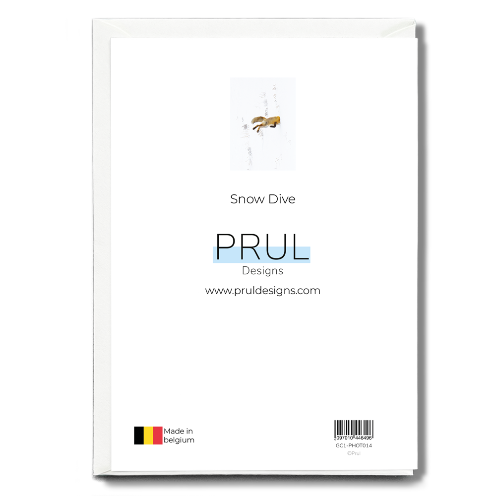 Snow Dive - Greeting Card