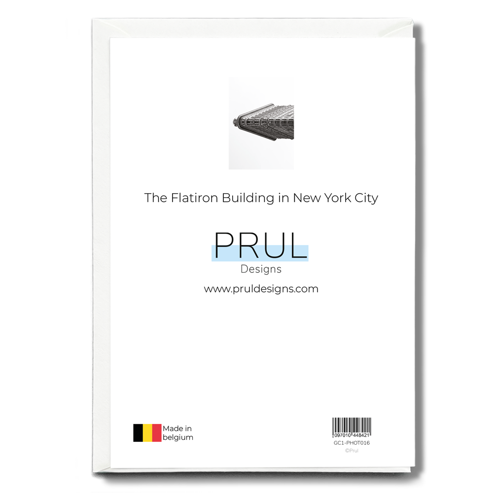 The Flatiron Building in New York City - Greeting Card
