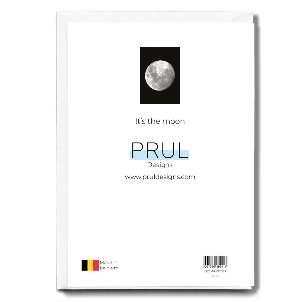 It's the moon - Greeting Card