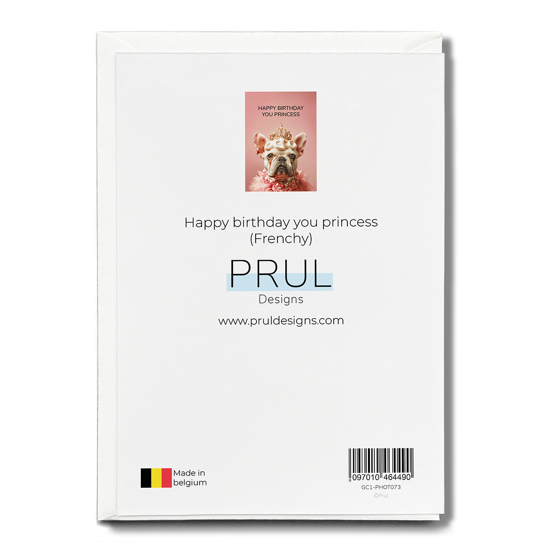 Happy birthday you princess (Frenchy) - Greeting Card