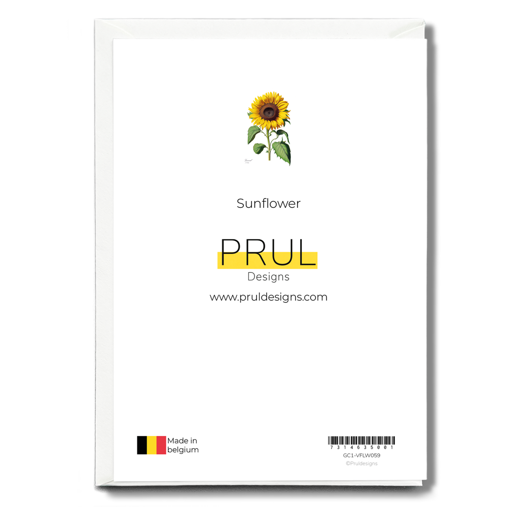 Sunflower - Wenskaart