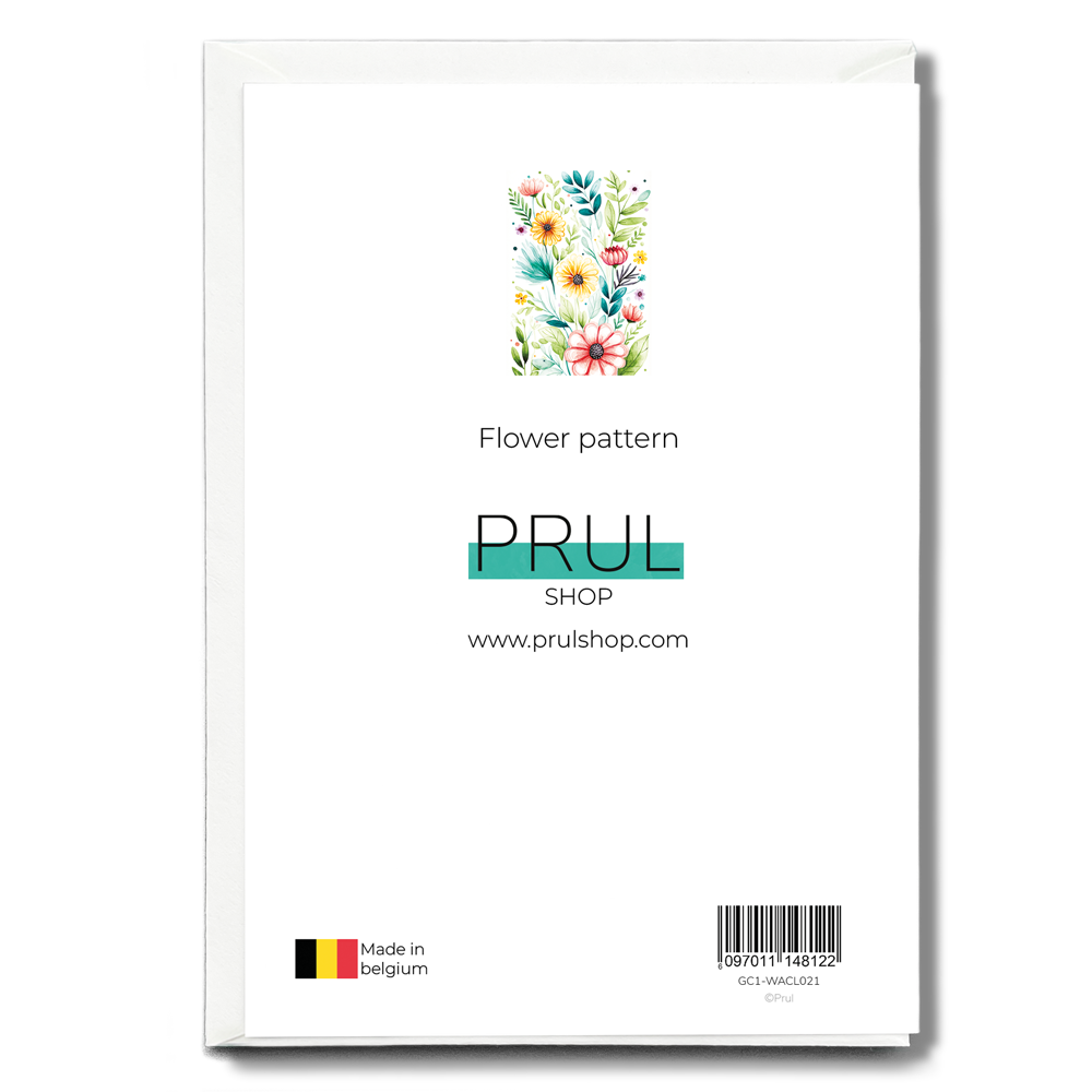 Flower pattern - Greeting Card