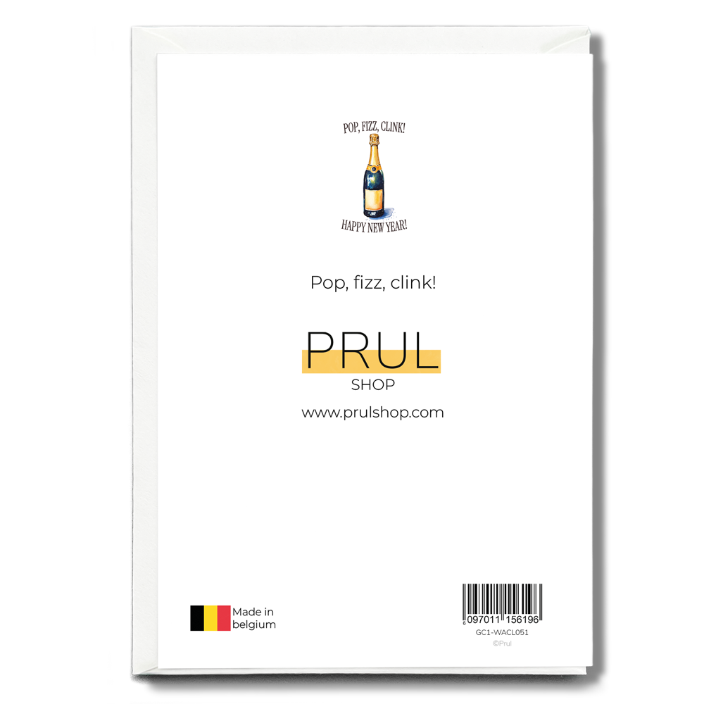 Pop, fizz, clink! - Greeting Card