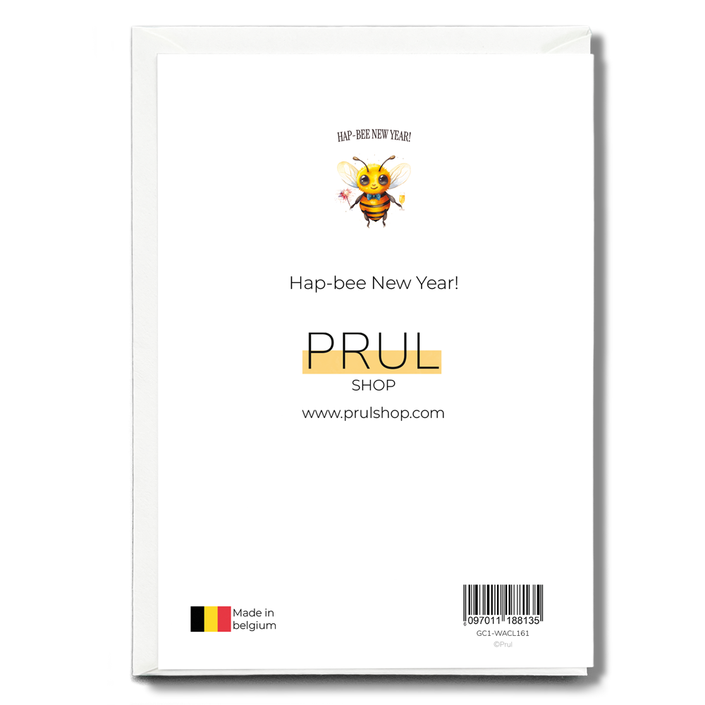 Hap-bee New Year! - Greeting Card