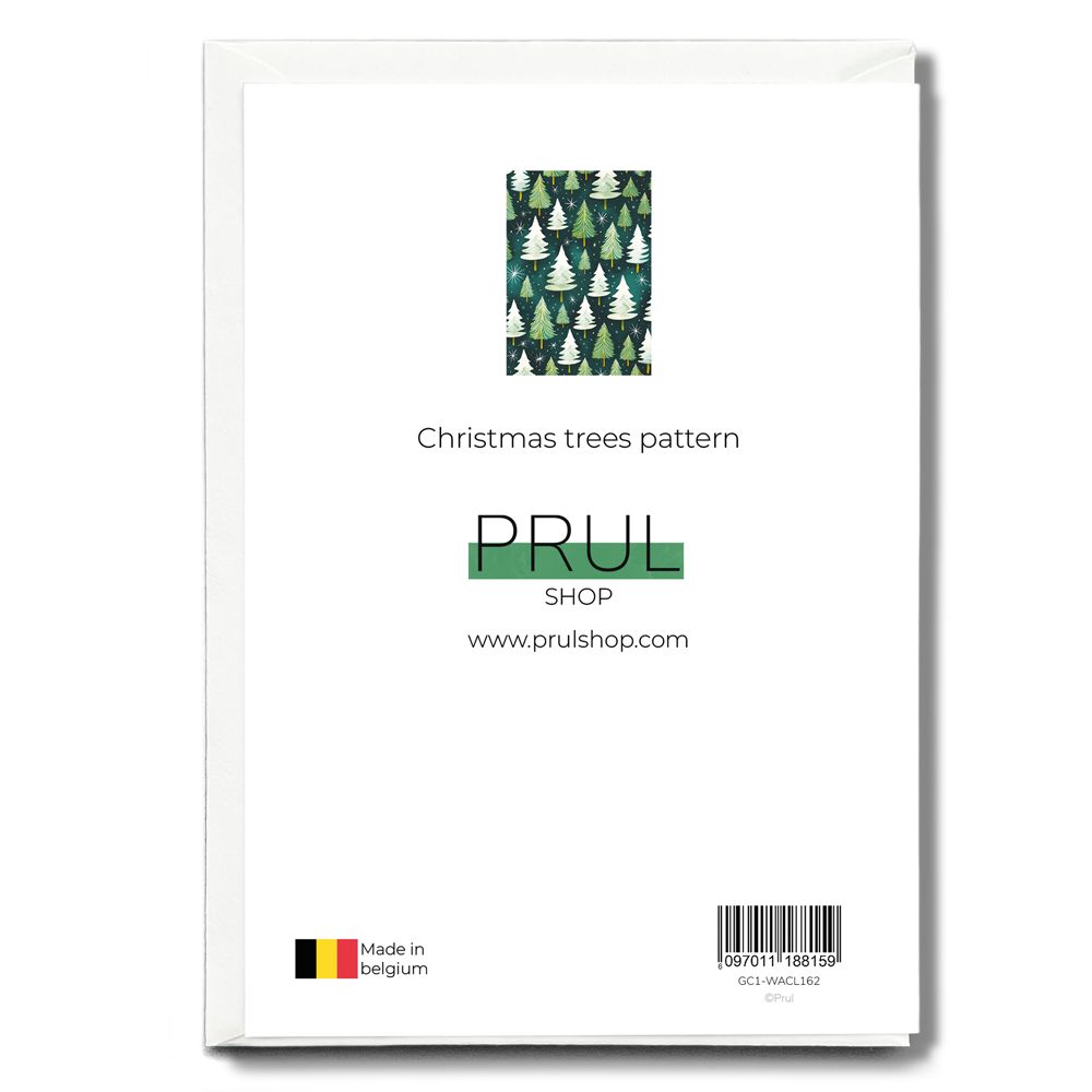Christmas trees pattern - Greeting Card