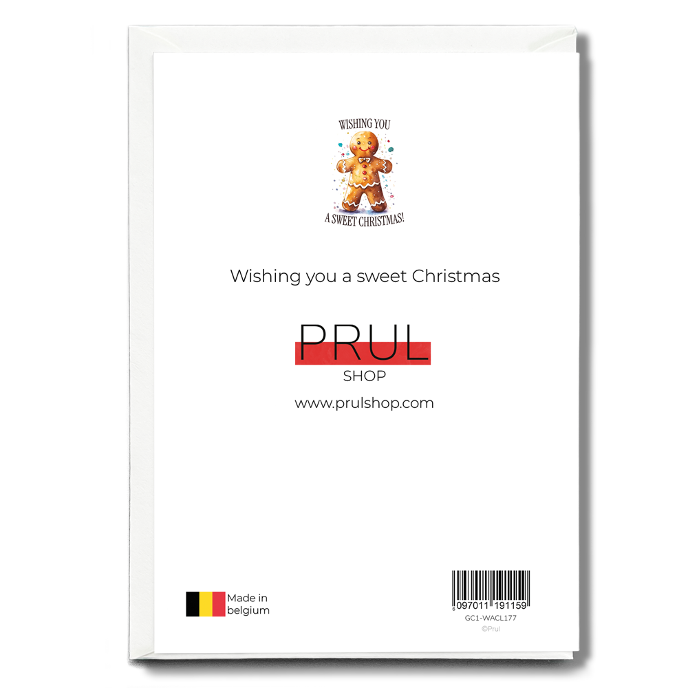 Wishing you a sweet Christmas - Greeting Card