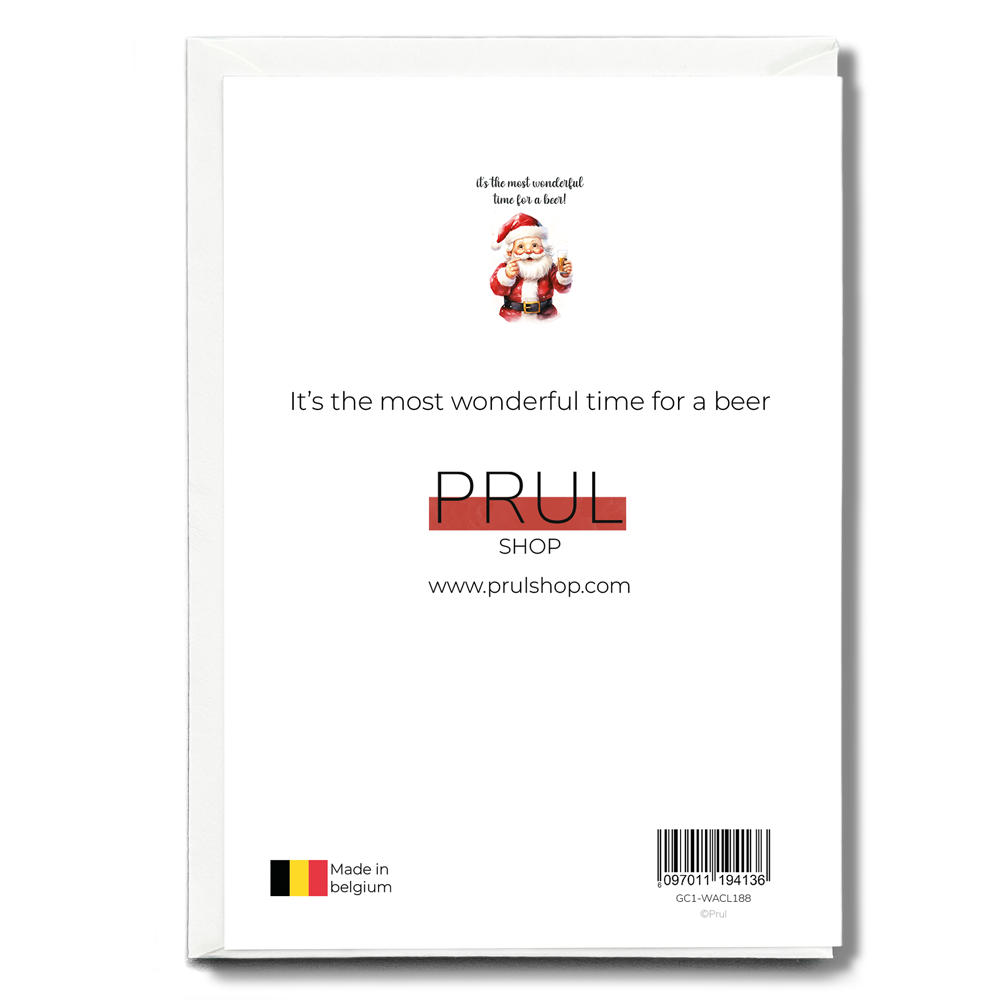 It's the most wonderful time for a beer - Greeting Card