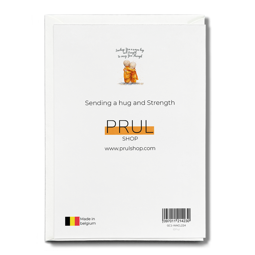 Sending a hug and Strength - Greeting Card