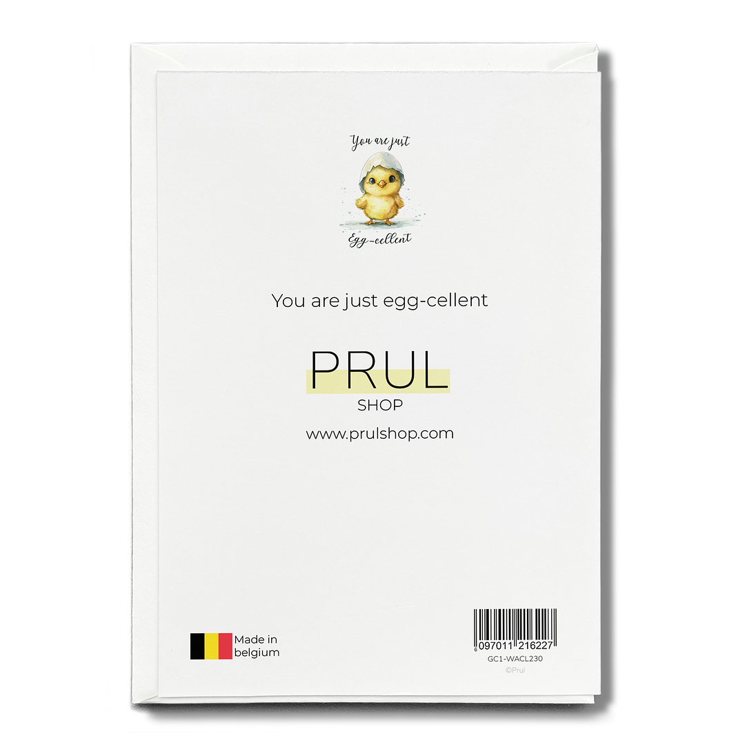 You are just egg-cellent - Greeting Card