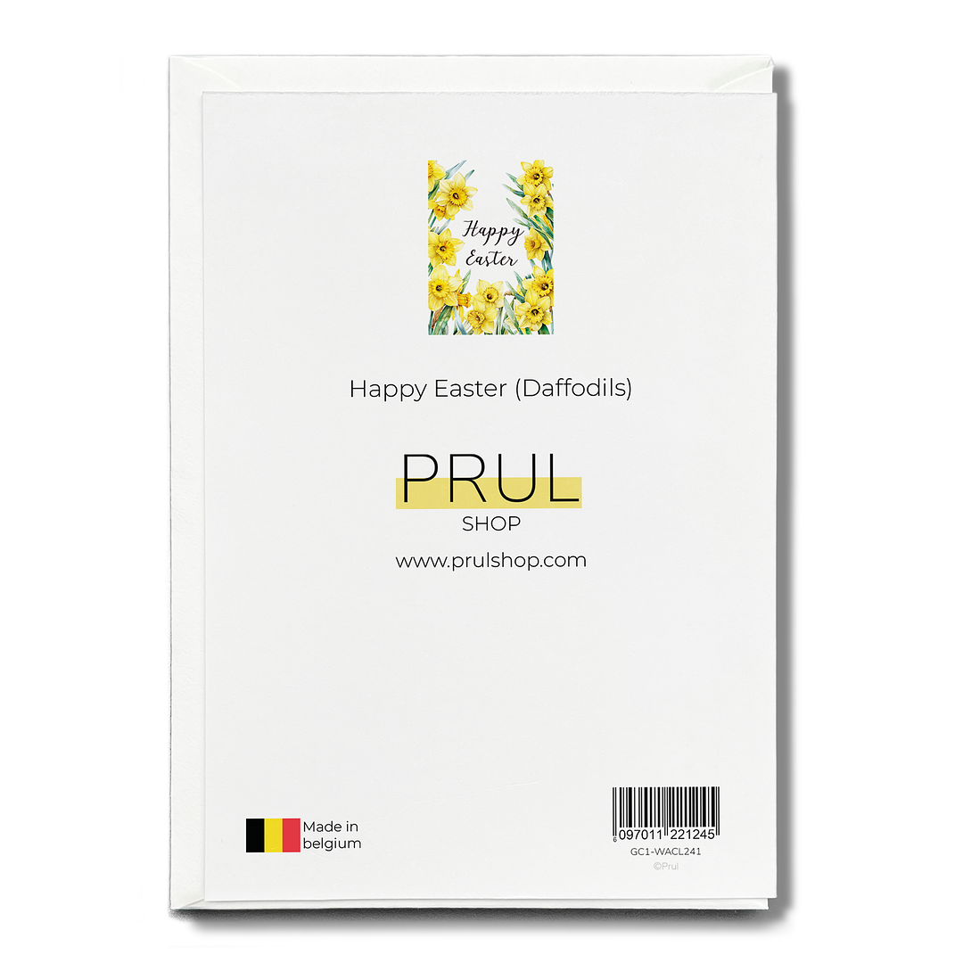 Happy Easter (Daffodils) - Greeting Card