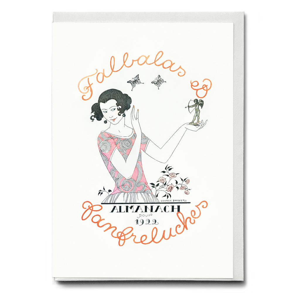 Almanach des Modes présentes, passées & futures pour, Falbalas et Fanfreluches - Greeting Card