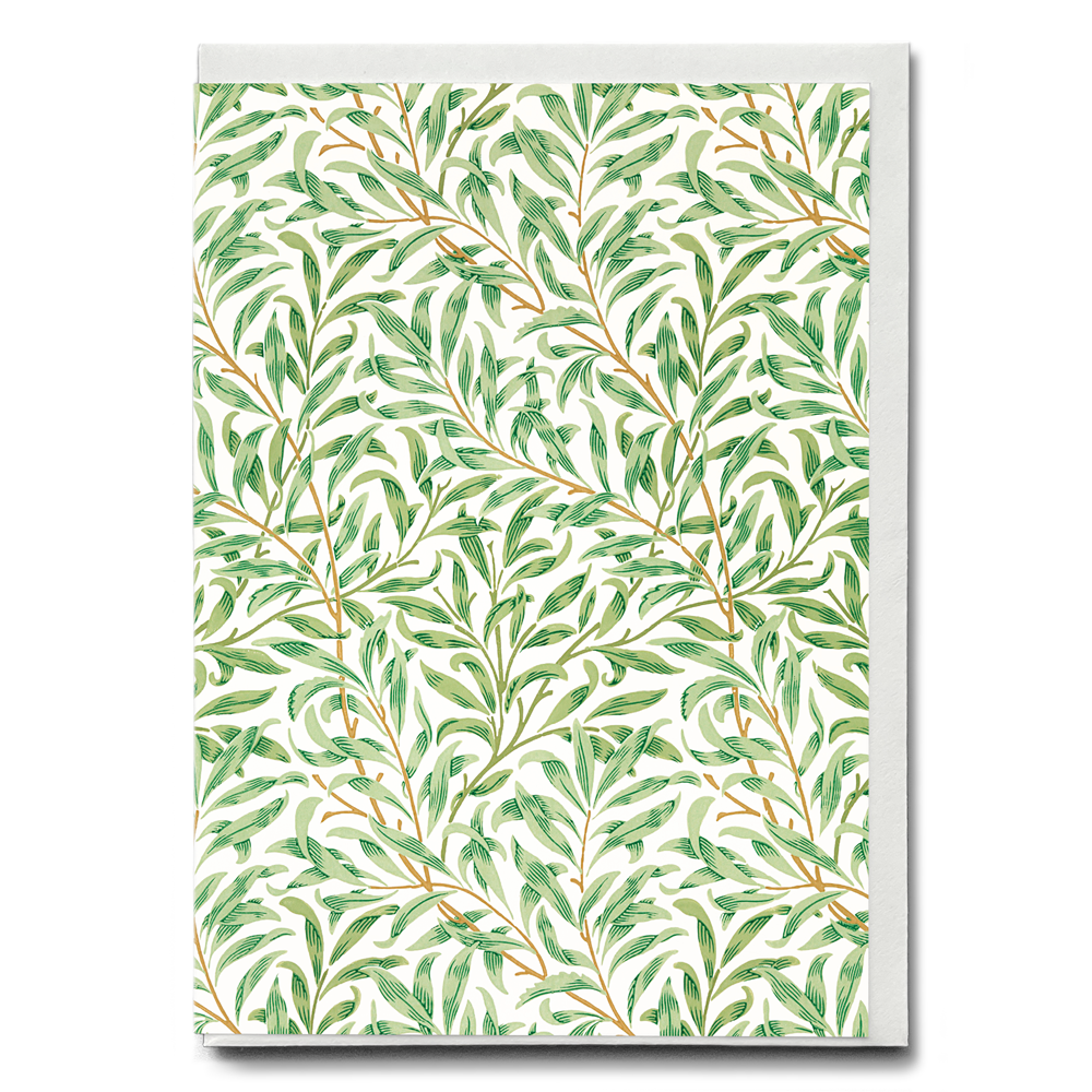 Willow bough By William Morris - Greeting Card
