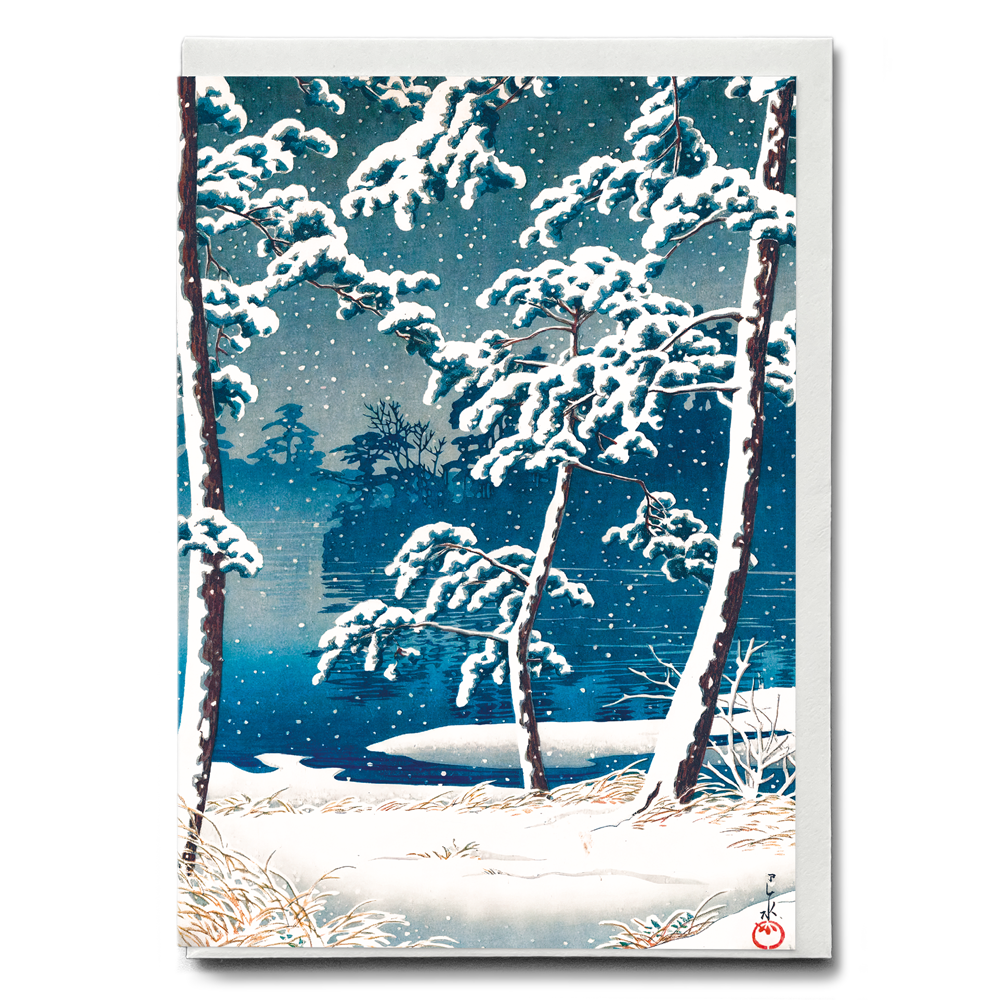 Senzokuike By Kawase Hasui - Greeting Card