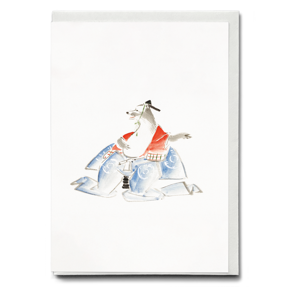 Album of Ichiryusai Hiroshige's Sketches by Utagawa Hiroshige - Greeting Card