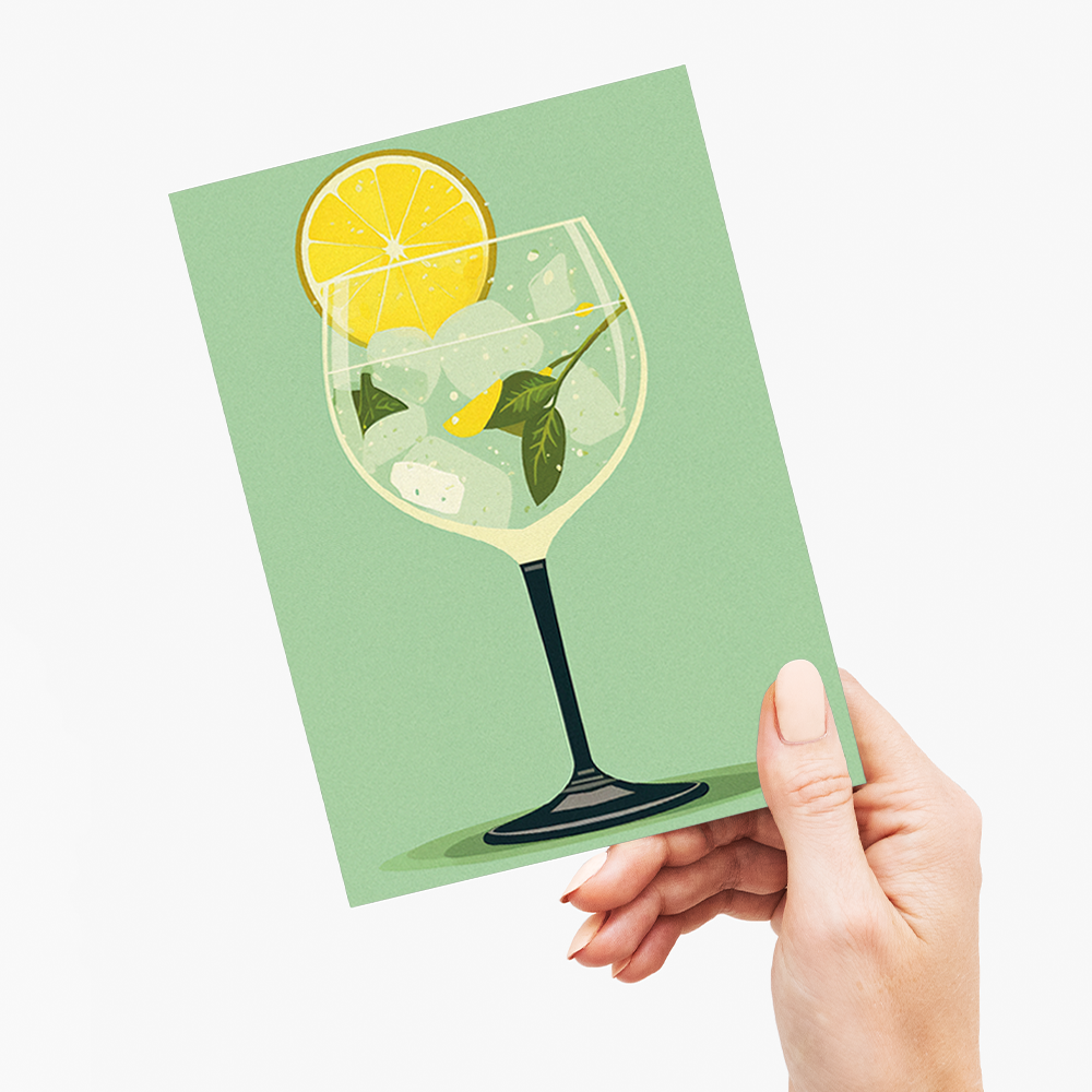 Gin tonic - Greeting Card