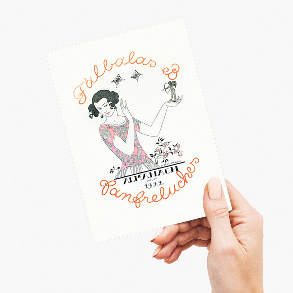 Almanach des Modes présentes, passées & futures pour, Falbalas et Fanfreluches - Greeting Card