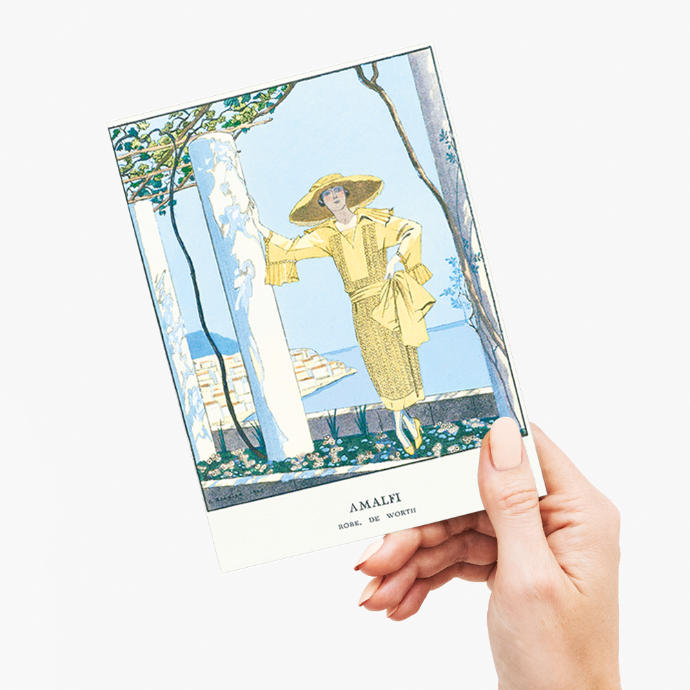 Amalfi. Robe, de Worth - Greeting Card