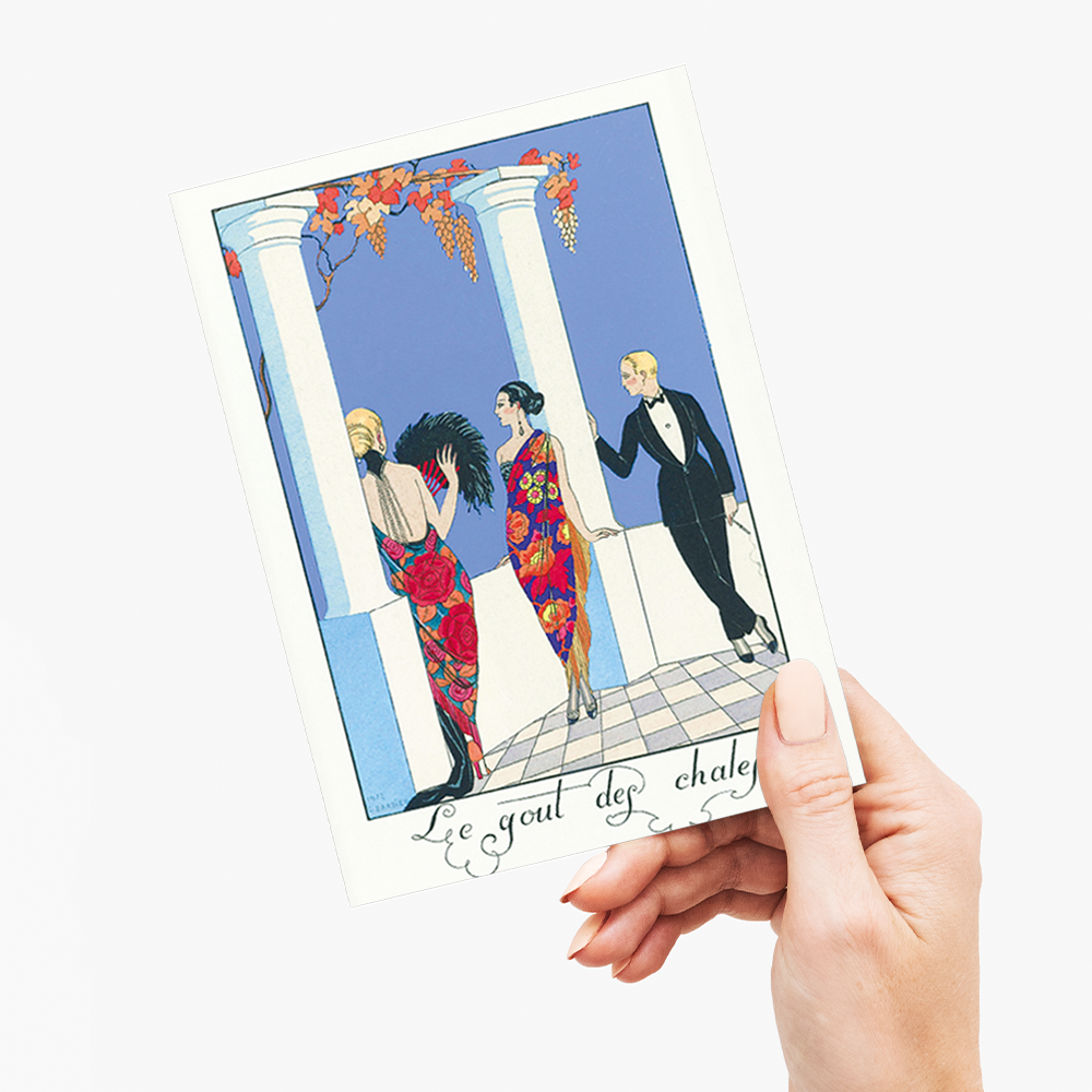 Le gout des chales: France XXe siècle - Greeting Card