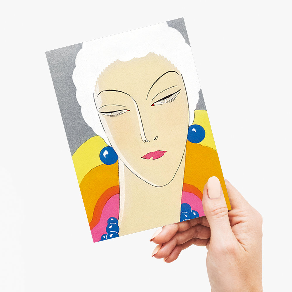 Cover of the fashion magazine Art-Goût-Beauté - Greeting Card