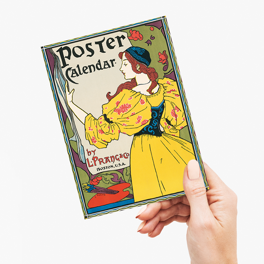 Poster calendar by L. Prang & Co - Greeting Card