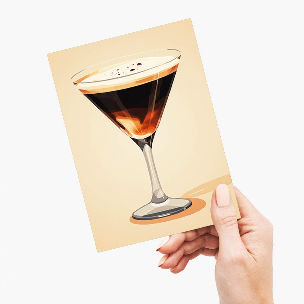 Espresso Martini - Greeting Card
