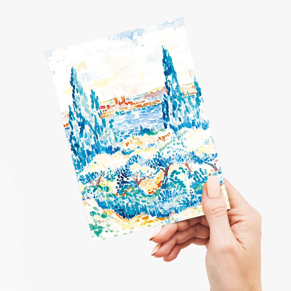 Antibes By Henri-Edmond Cross - Greeting Card