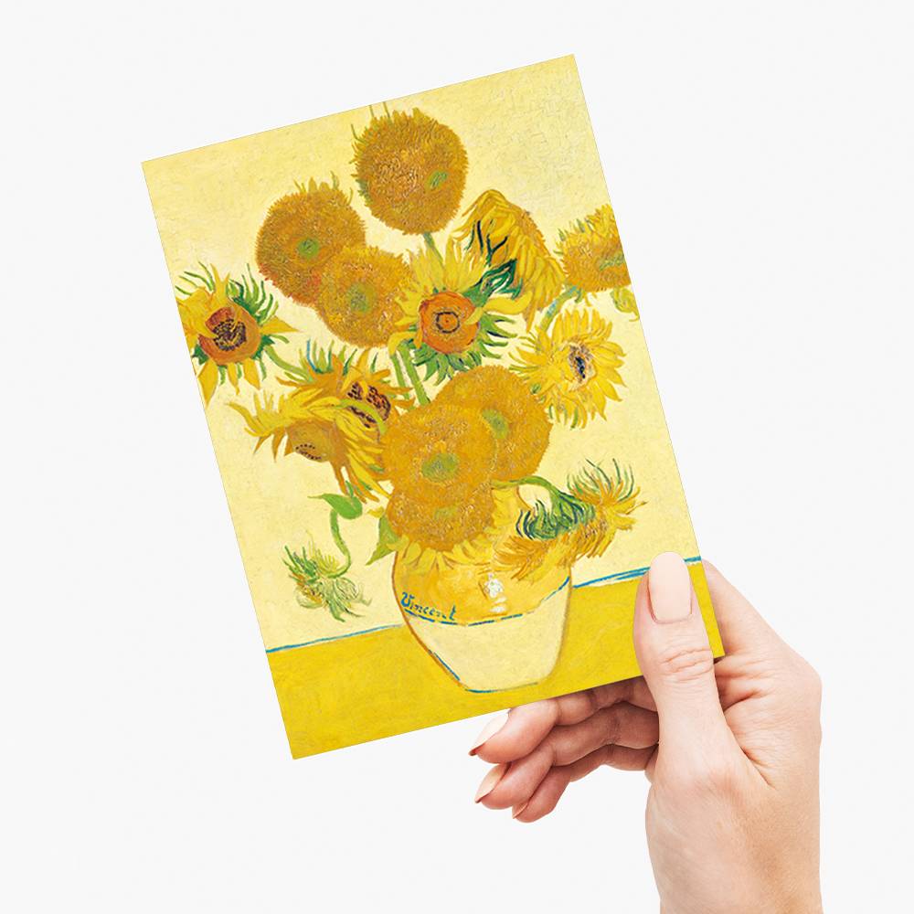 Sunflowers By Vincent van Gogh's - Greeting Card
