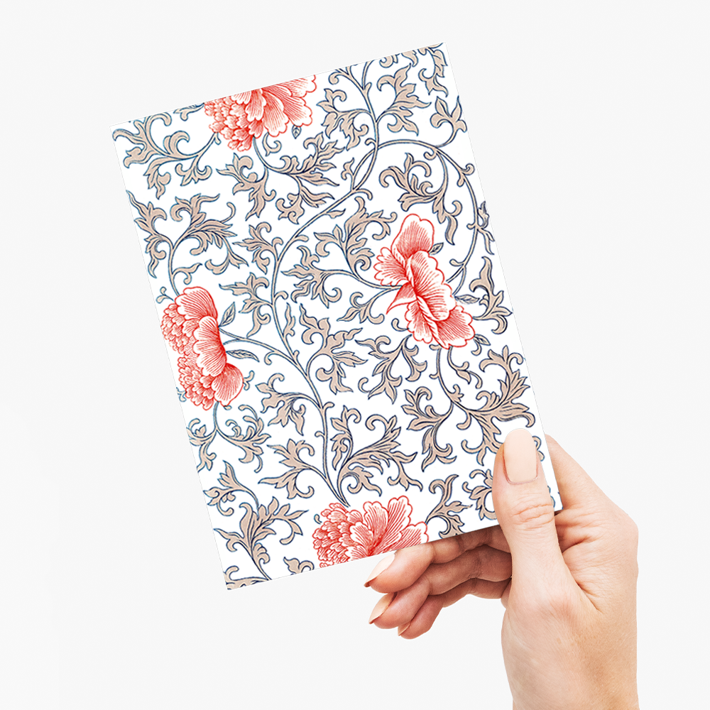 Flower pattern II - Greeting Card