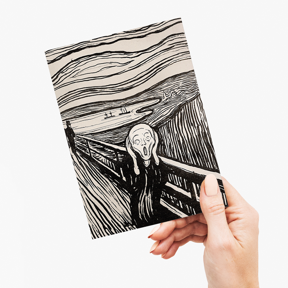 The Scream (1895) by Edvard Munch - Greeting Card