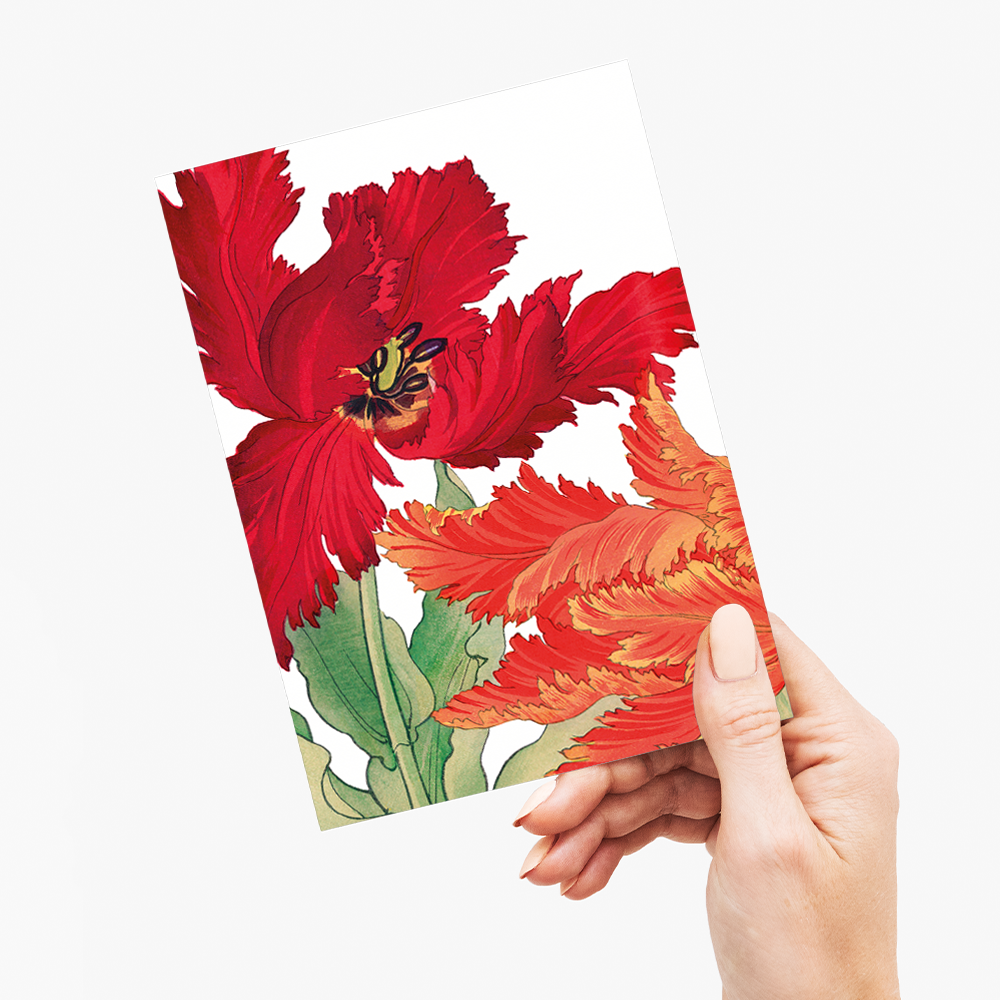 Parrot Tulip By Tanigami Kônan - Wenskaart