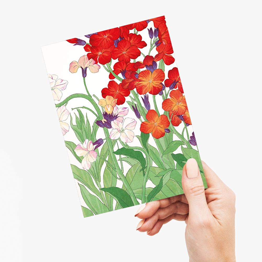 Wallflowers By Tanigami Kônan - Wenskaart