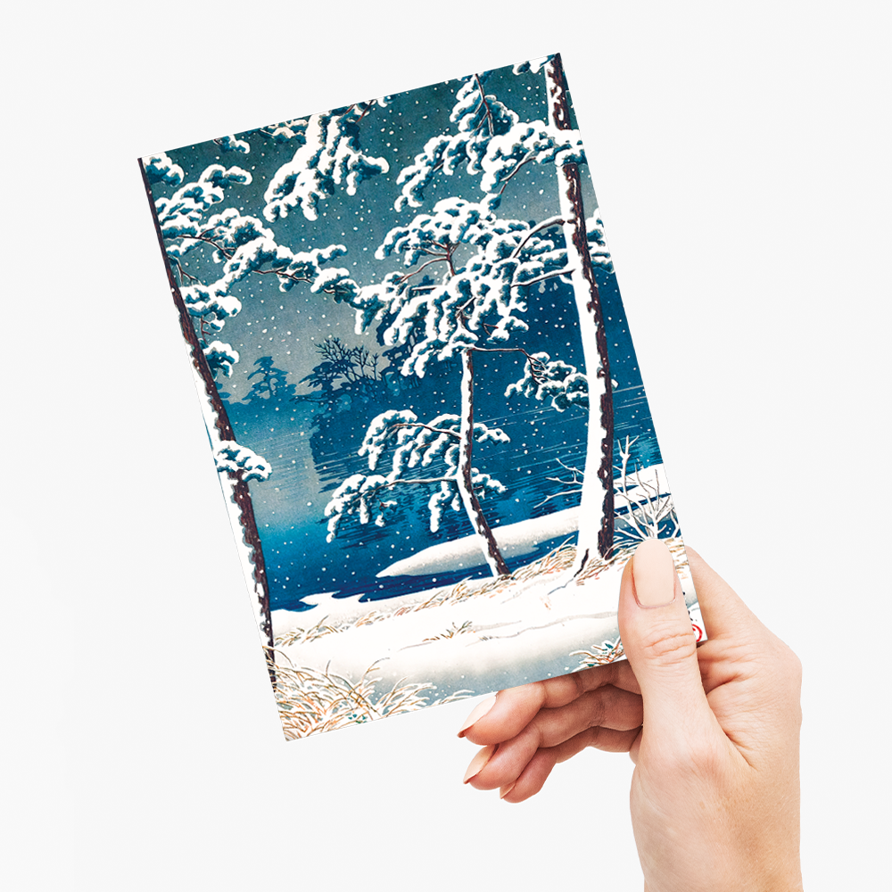 Senzokuike By Kawase Hasui - Greeting Card