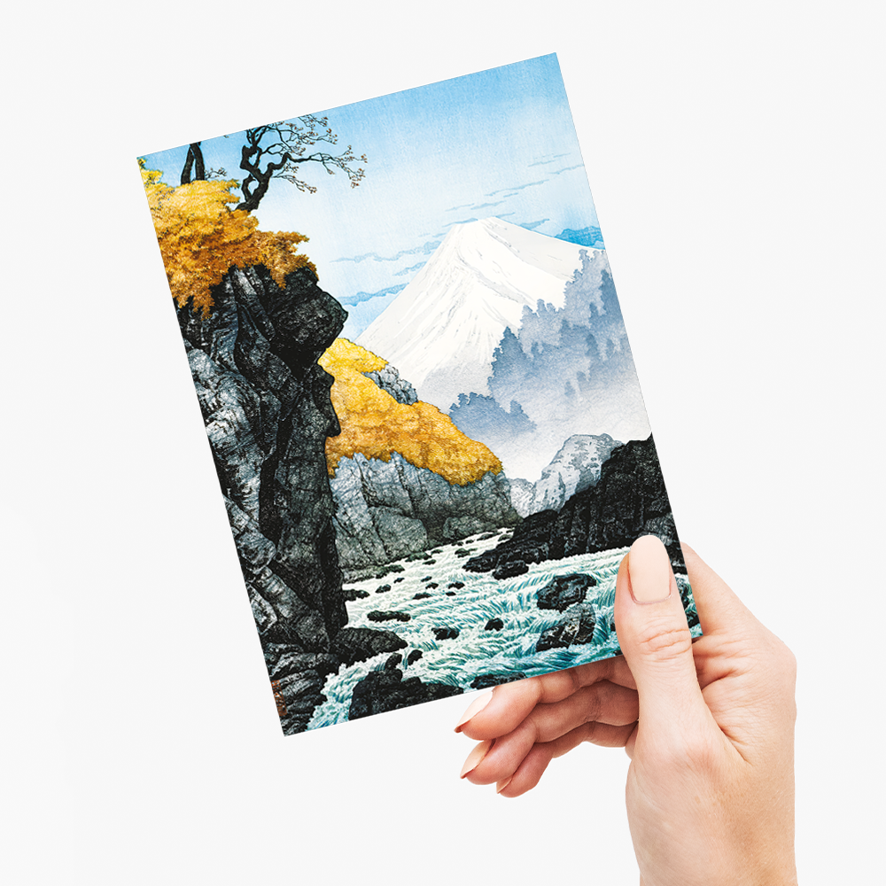 Foot of Mount Ashitaka By Takahashi Hiroaki - Greeting Card