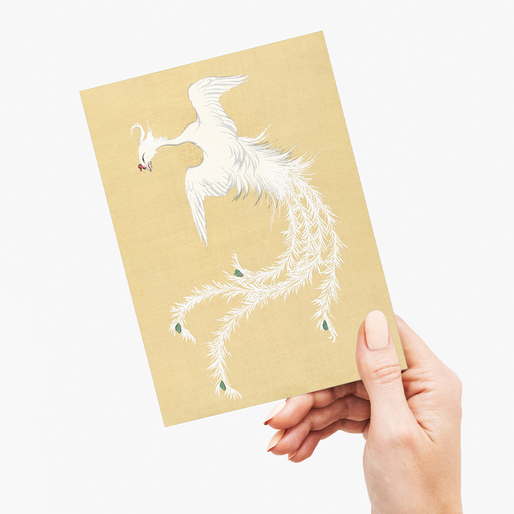 Bird (Horizontal) by Kamisaka Sekka - Greeting Card