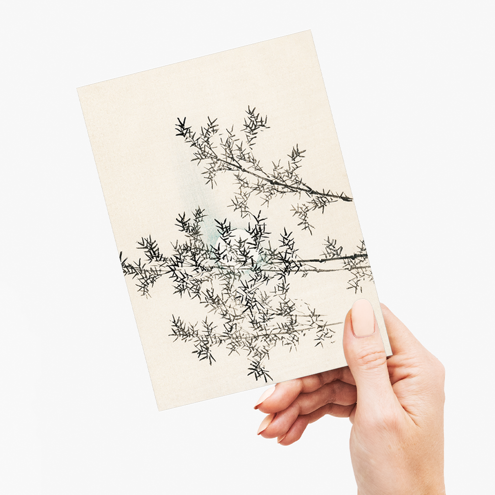 Bamboo by Kōno Bairei - Greeting Card